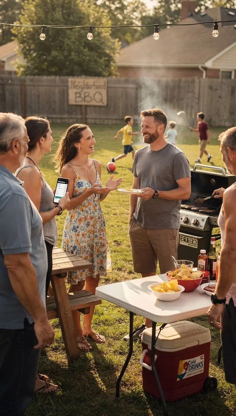 Zdjęcie przedstawiające zadowolone rodziny z nowymi samochodami, symbolizujące korzyści z ubezpieczeń komunikacyjnych.